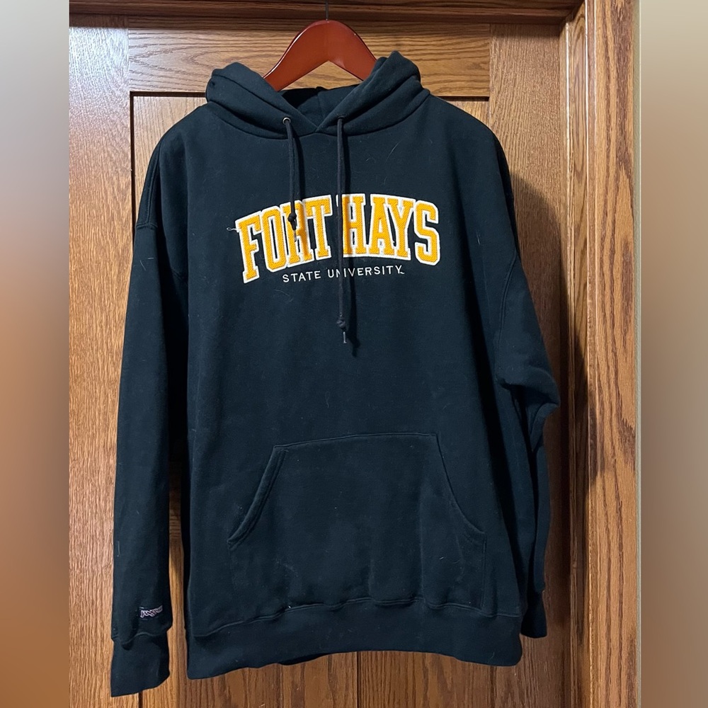 Fort Hays State University Jan sport Black XL Hoodie